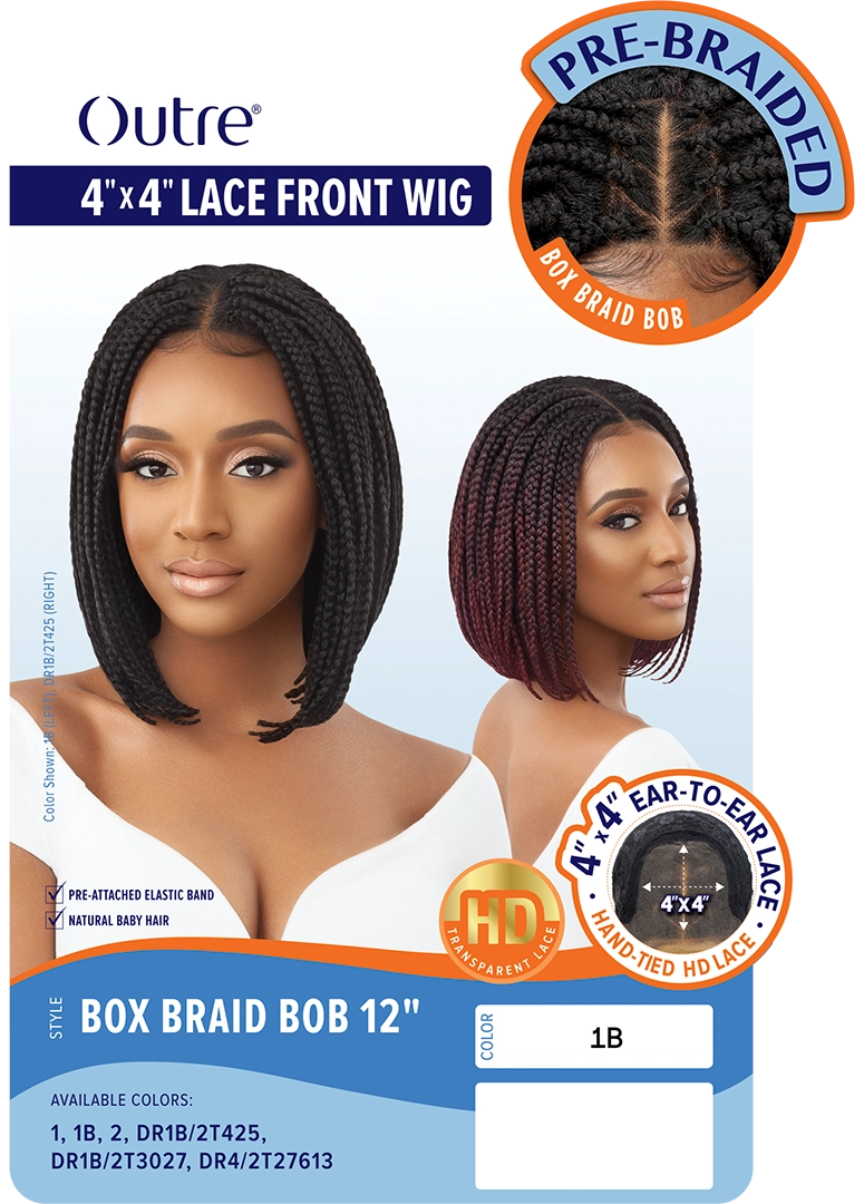 BOX BRAID BOB 12" (4"X4")