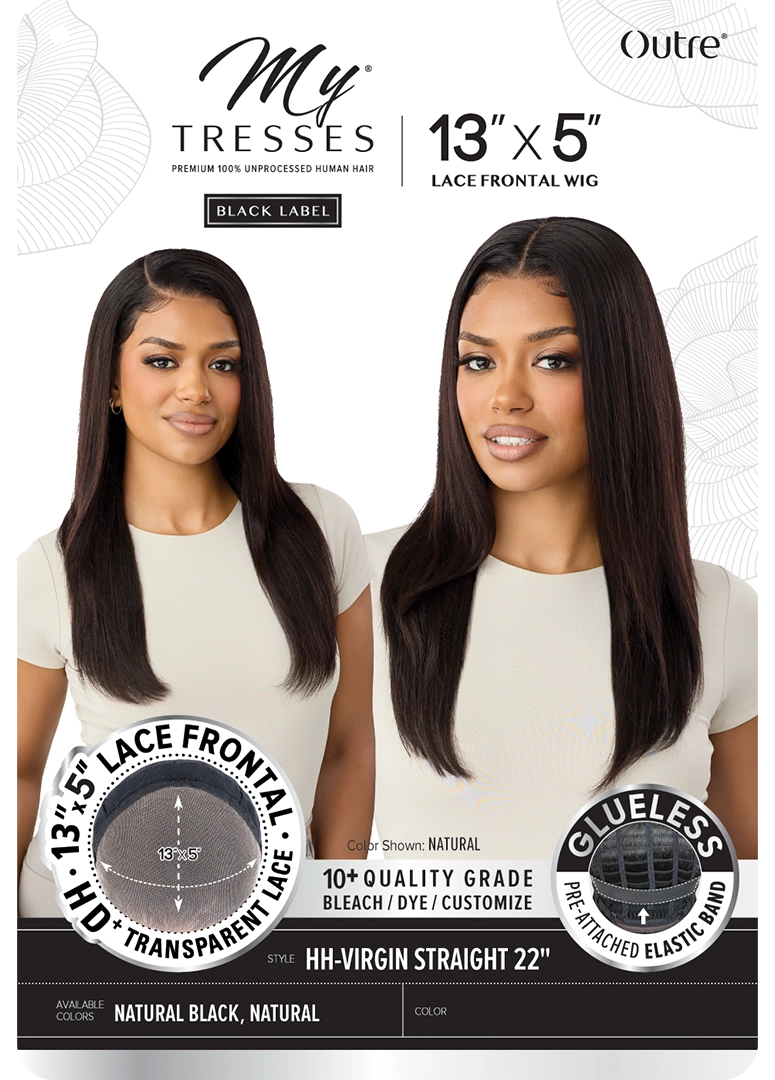 VIRGIN STRAIGHT 22" (13"x4")