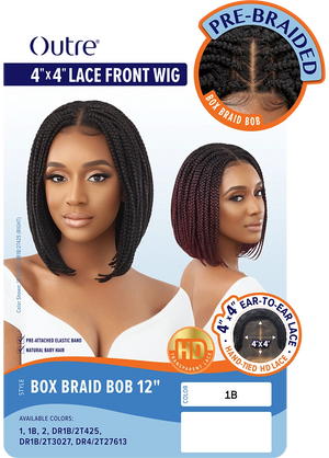 BOX BRAID BOB 12" (4"X4")