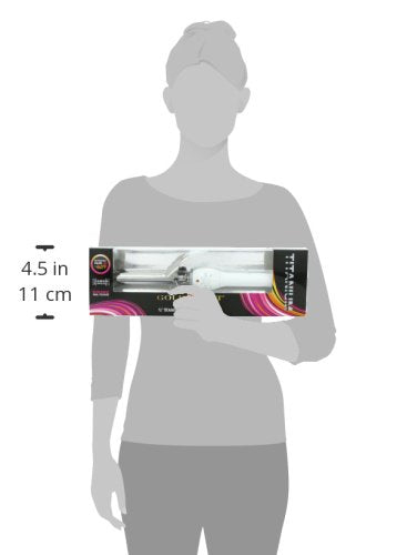 3/4" Gold N Hot Titanium Curling Iron
