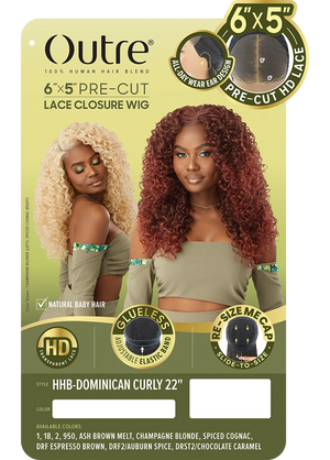 DOMINICAN CURLY 22" (6"X5")