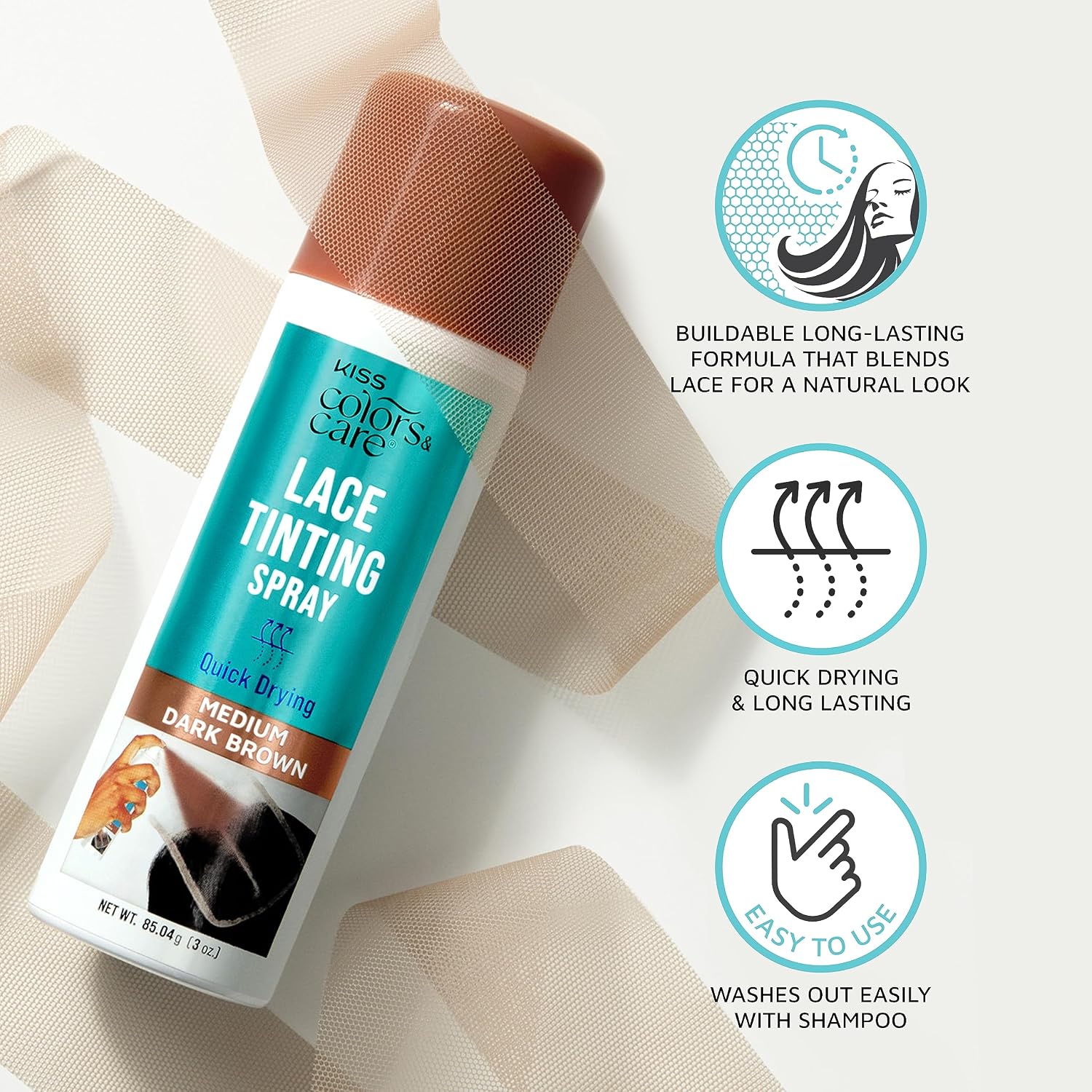 KISS LACE TINTING SPRAY – HIS & HER