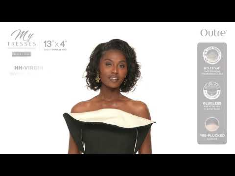 VIRGIN WAVY BOB 12" (13"x4")