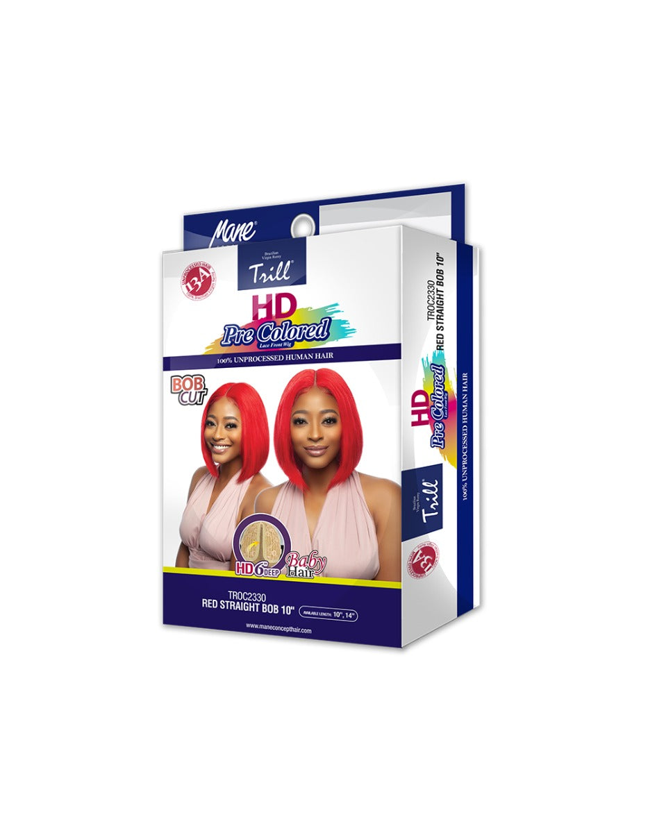 TROC2330 RED STRAIGHT BOB