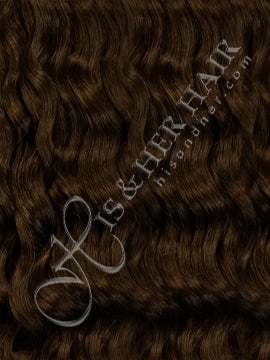Medium Light Brown (curly wave pattern)