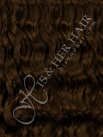 Medium Light Brown (curly wave pattern)