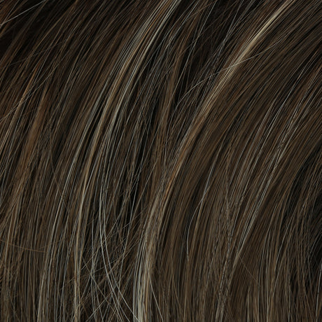 Dark Brown, Medium Light Ash Blond Highlight