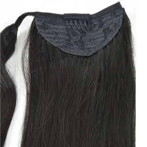 SILKY STRAIGHT PONYTAIL 14" - SALE