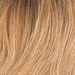 Medium Ash Brown Root / Honey Blonde / Light Pale Blonde