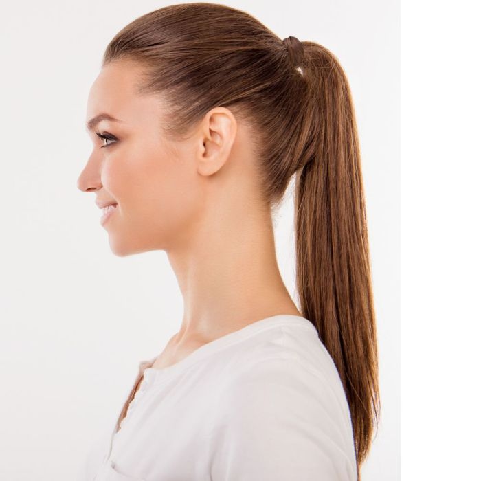 SILKY STRAIGHT PONYTAIL 14" - SALE
